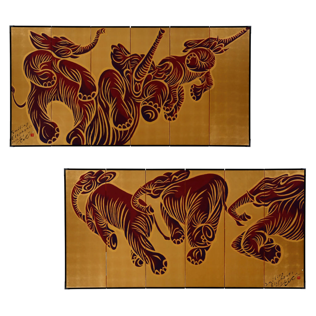 Smiling Elephants