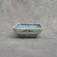 Imari Blue and White Rectangular Dish