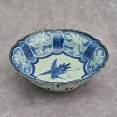 Imari Blue and White Bowl